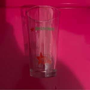 Clear Glass Pint Heineken
